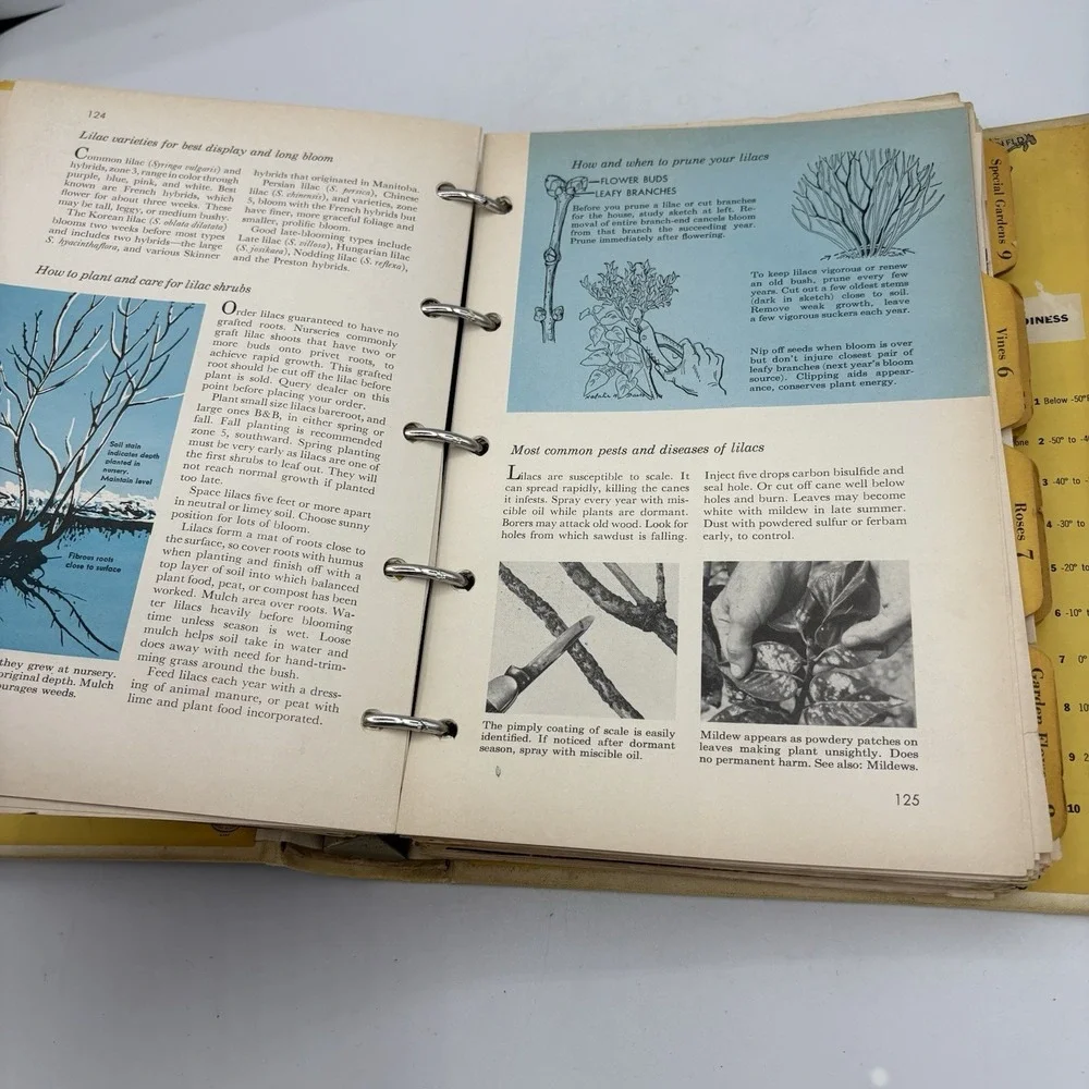 Better Homes and Gardens New Garden Book Vintage 1961 Five Ring Binder Lawn Land